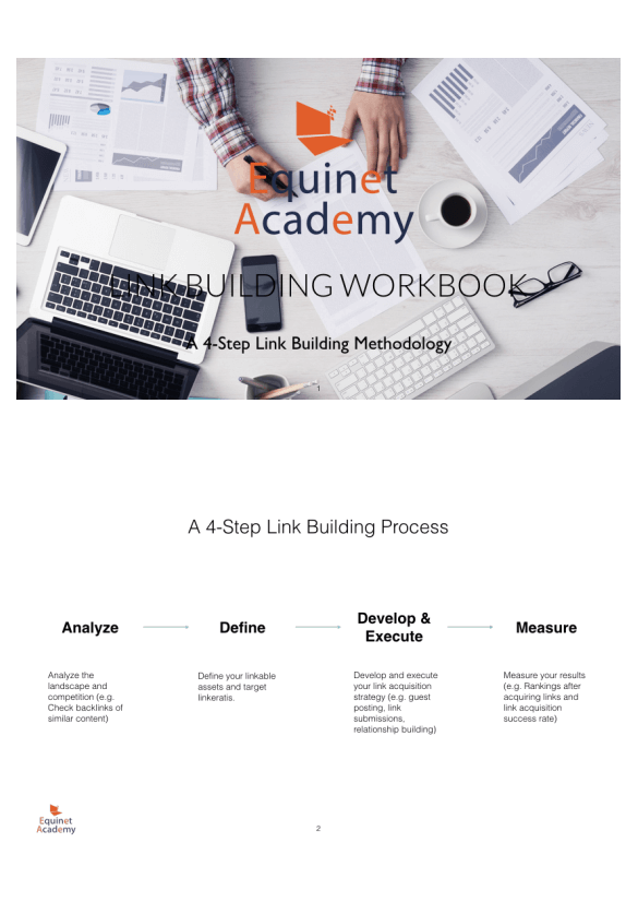 Link Building Workbook cover